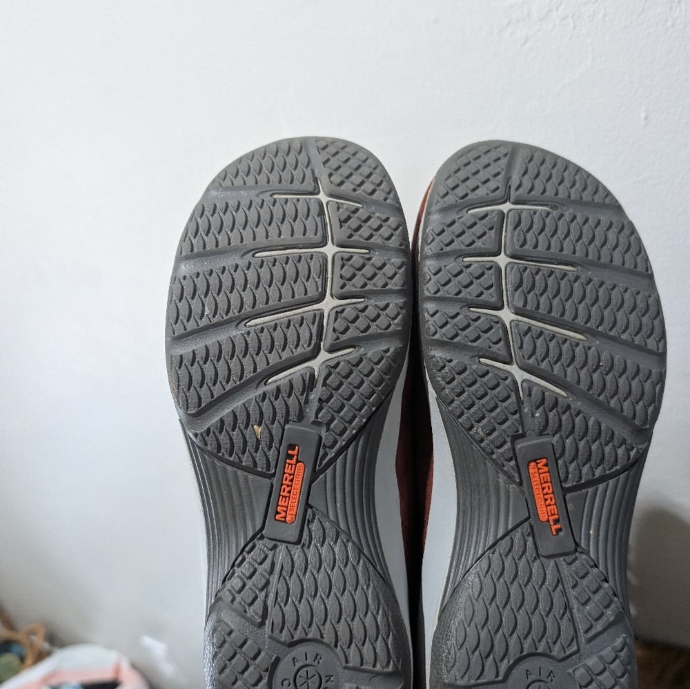Brown Suede Slip-On Clogs with Black Lining - Picture 8 of 8